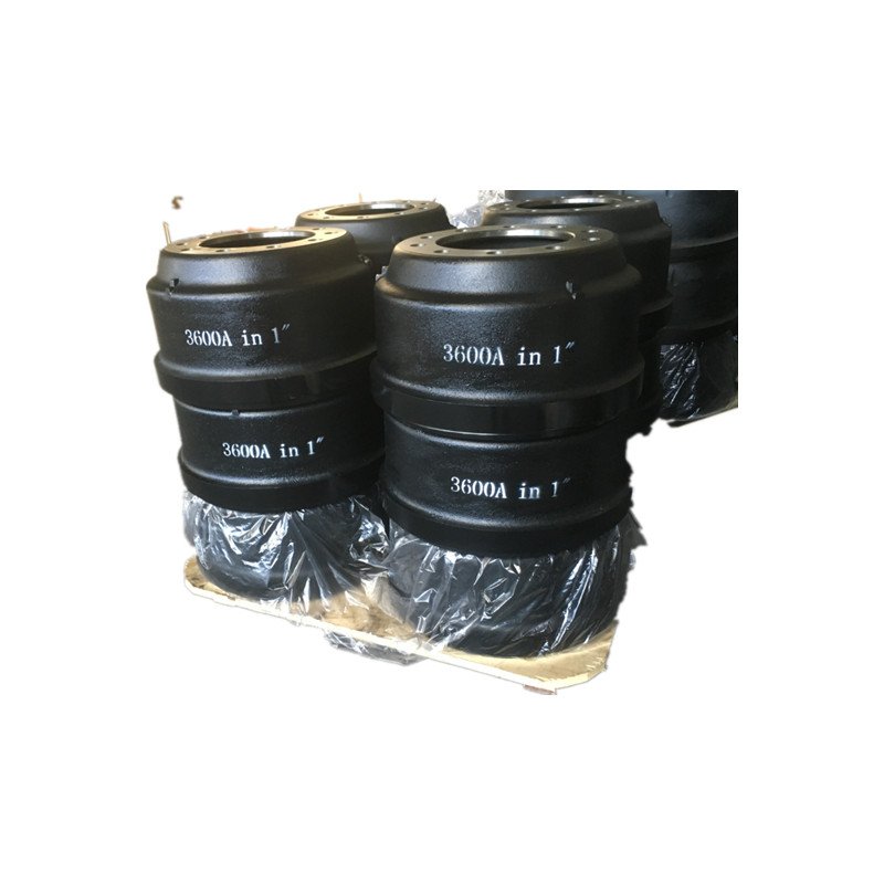 Semi Truck Trailer Parts Truck Brake System Gunite Iron 3600 3600A 3600AX Brake Drums for the South American Market